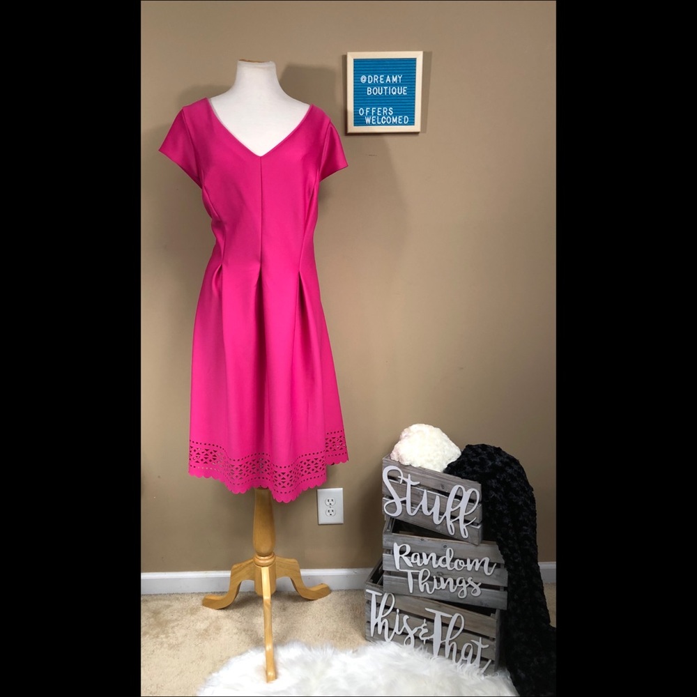 🆕Hot Pink Skater Dress